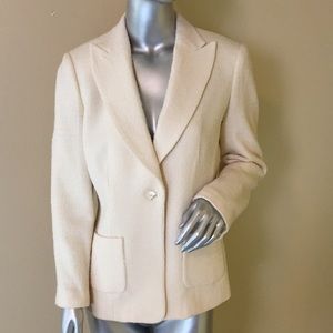 TALBOTS Petites Blazer Boiled Wool / Tweed